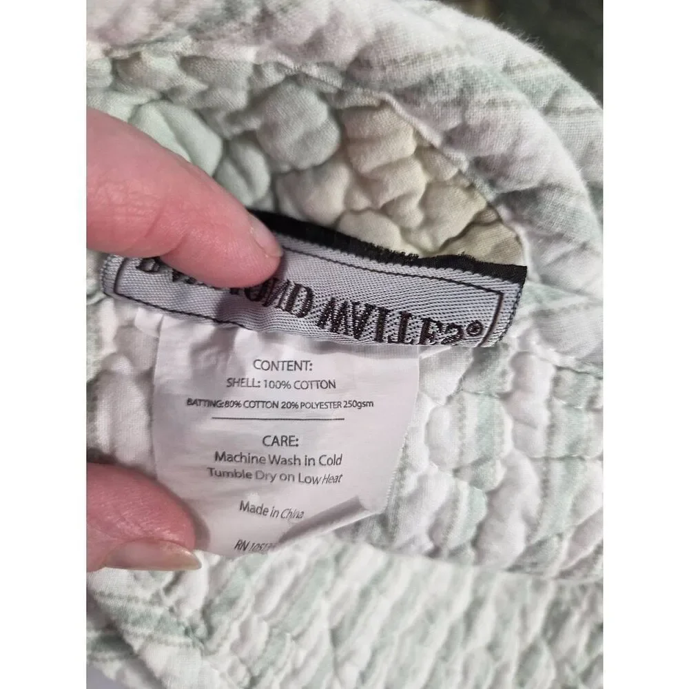 Raymond Waites Floral Quilted Comforter Full/Queen
